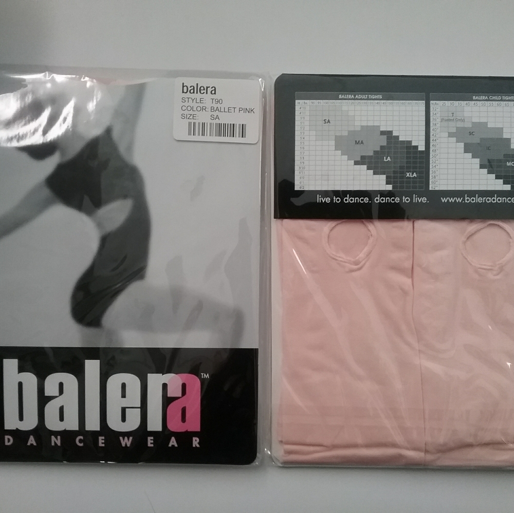 Balera ballet pink transition tights